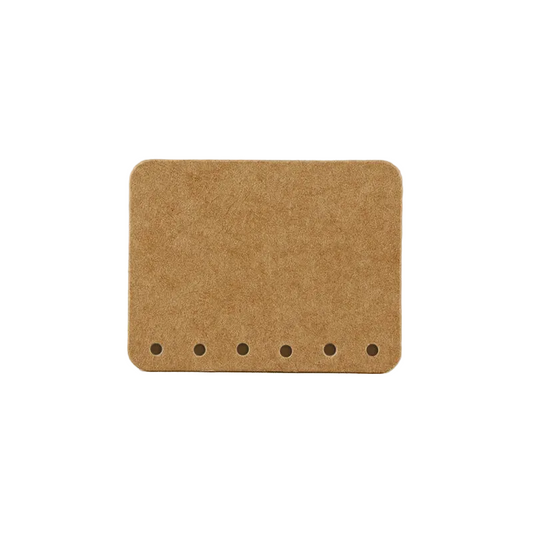 Καρτελάκια για σκουλαρίκια kraft 4.5x3.5 50τμχ - P101