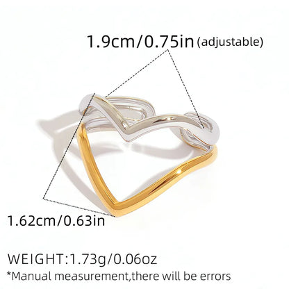 Δαχτυλίδι ατσάλι με καρδιά -R105