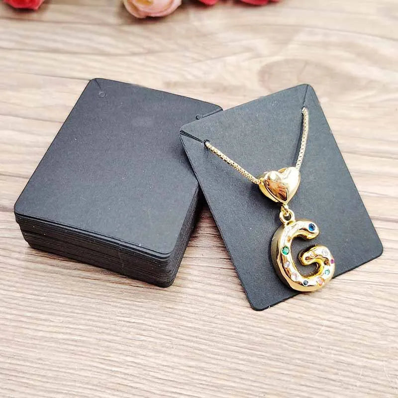 Καρτελάκια για κολιέ 4x5cm 50τμχ - P112