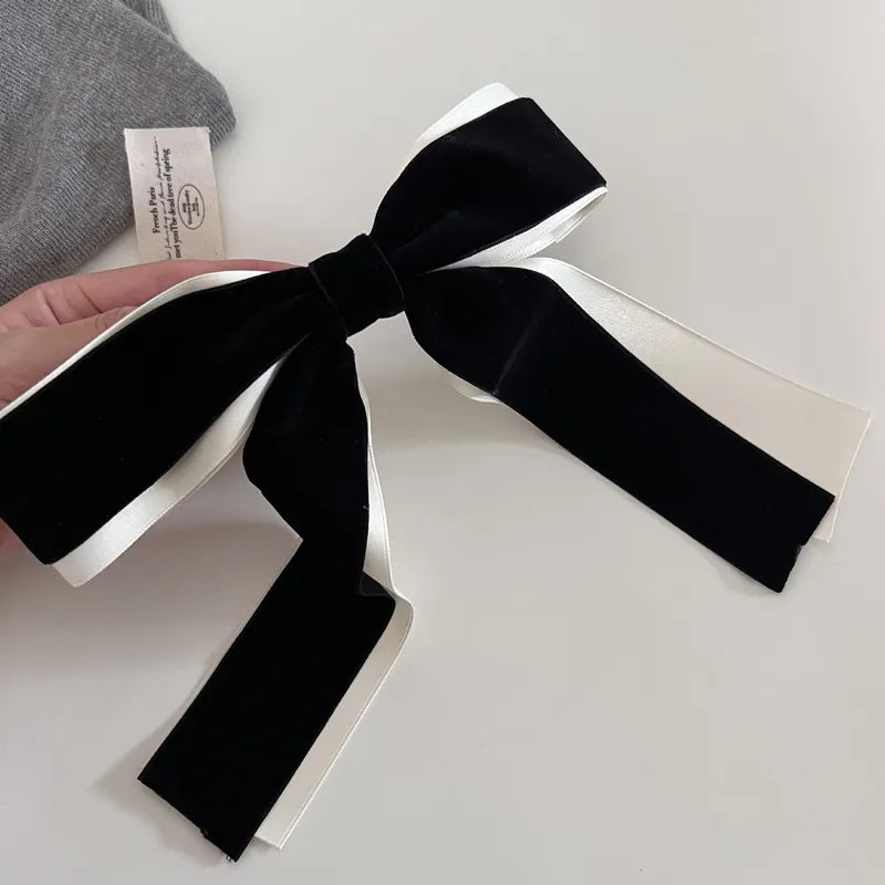 Κλιπ βελούδινος φιόγκος - HA043