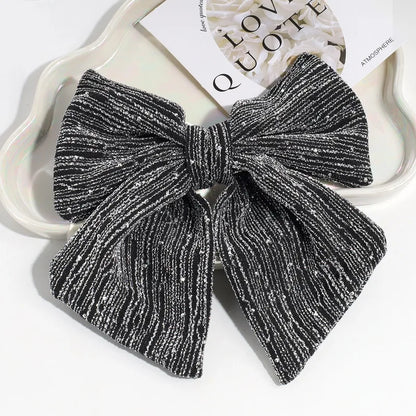 Κλιπ φιόγκος με glitter - HA044