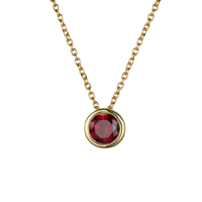 Collar de acero con corazón de resina sintética - NE596