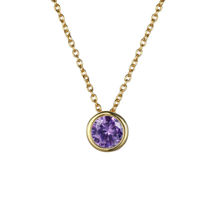 Collar de acero con corazón de resina sintética - NE596