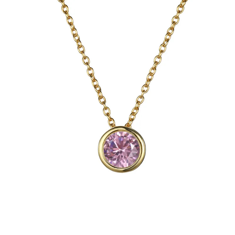 Collar de acero con corazón de resina sintética - NE596