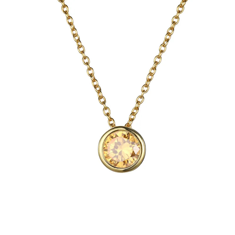 Collar de acero con corazón de resina sintética - NE596