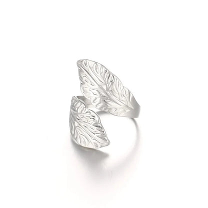 Steel ring with green crystals- R130