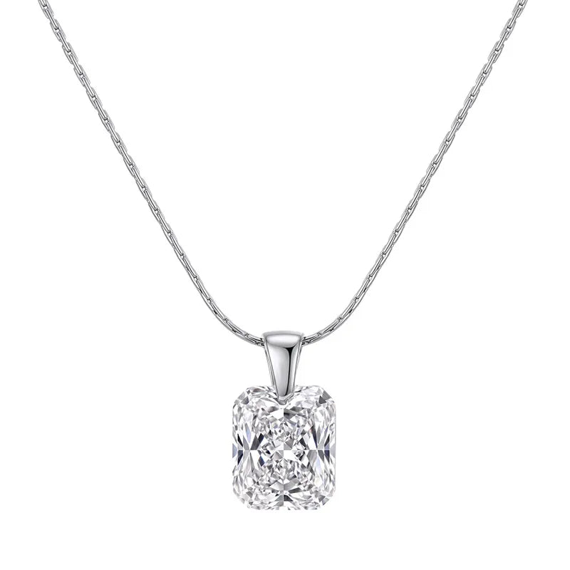 Steel necklace with faux resin heart - NE596