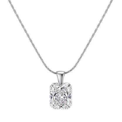 Steel necklace with faux resin heart - NE596