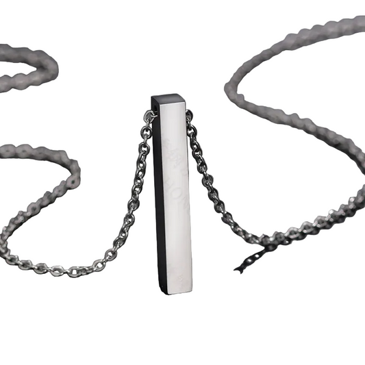 Κολιέ ατσάλι stick-NE526