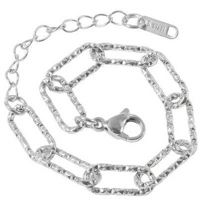 Βραχιόλι ατσάλι αλυσίδα link-BR330