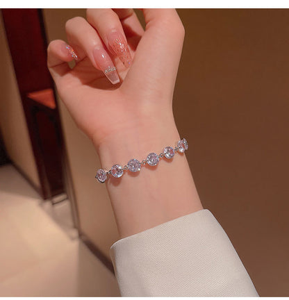 Bracelet with crystals - br013