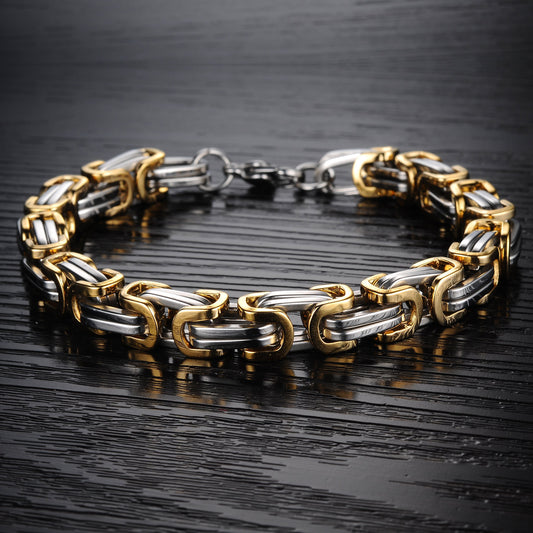 Bracelet Gold Titanium Steel Chain-Br241