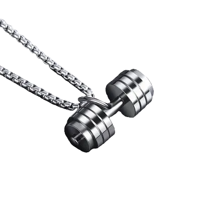 Κολιέ ατσάλι βαράκι-NE546