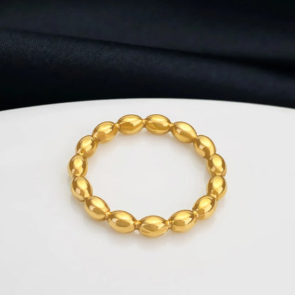 Ring steel embossed round-r172