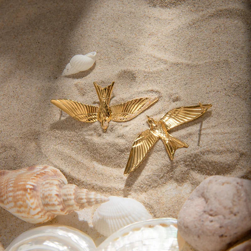 Earrings Gilded Coarse Coasts-EA600