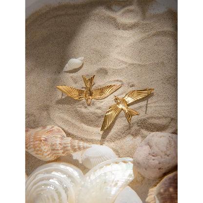 Earrings Gilded Coarse Coasts-EA600