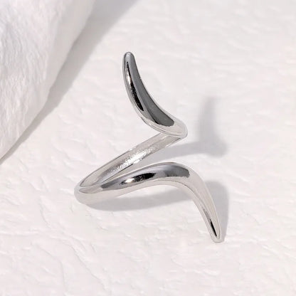 Δαχτυλίδι ατσάλινο ασημί - w523