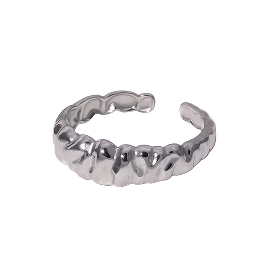 Steel Ring with Tumors-R001