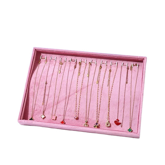 Casket for suede pink - p034 necklace