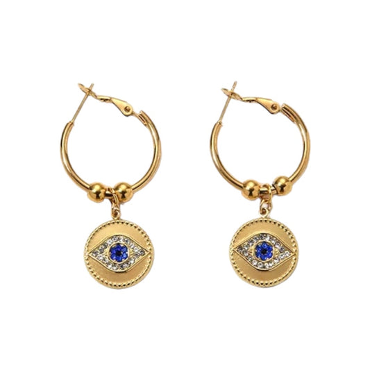 Earrings with eyes -ea329