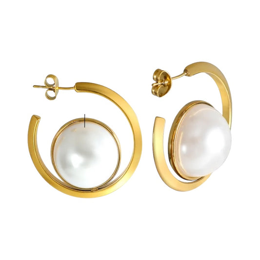 Large pearl rings - EA500