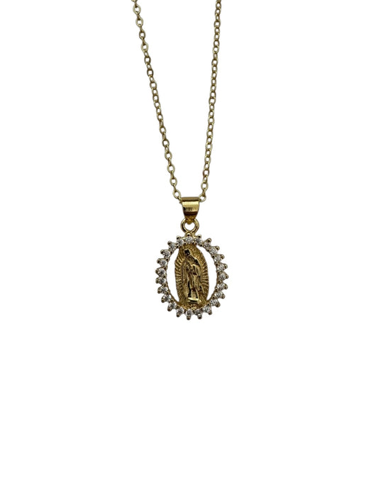 Brass necklace - w360