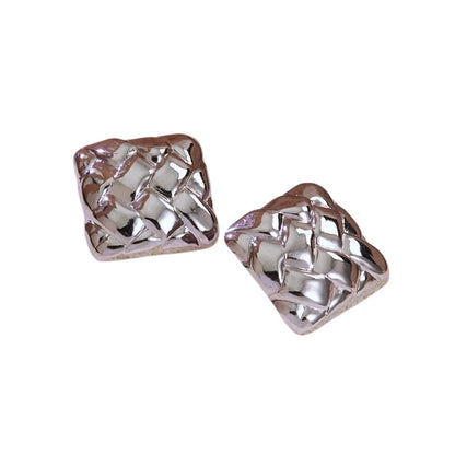 Earrings of steel silver - EA361