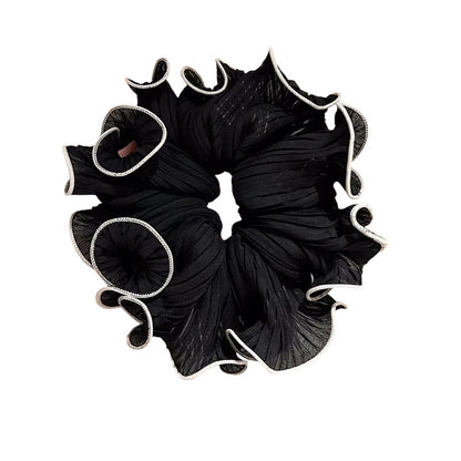 Λαστιχάκι scrunchie μαύρο - HA008