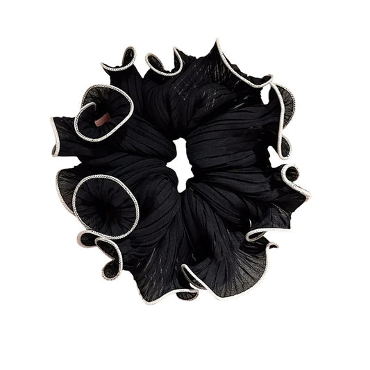 Λαστιχάκι scrunchie μαύρο - HA008