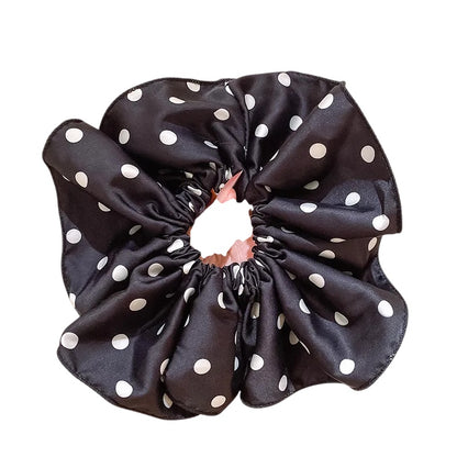Λαστιχάκι scrunchie πουά - HA009