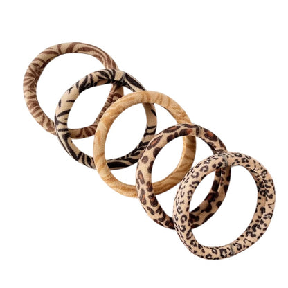 Σετ 5 λεοπάρ λαστιχάκια - ha022