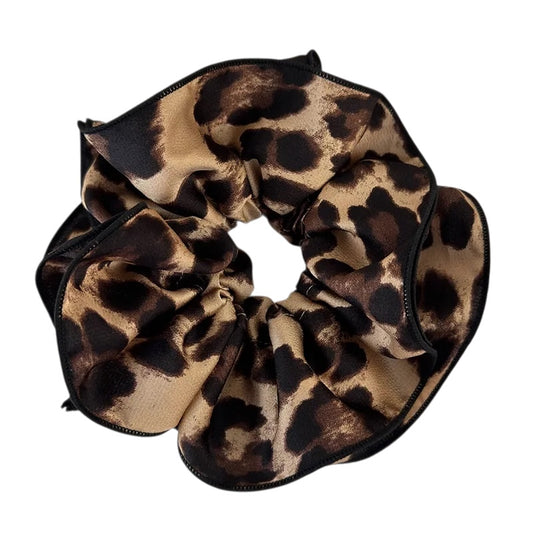 Λαστιχάκι scrunchie λεοπάρ - HA029