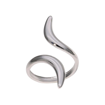 Δαχτυλίδι ατσάλινο ασημί - w523