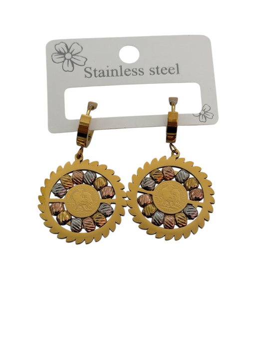 Σκουλαρίκια ατσάλινα - w542