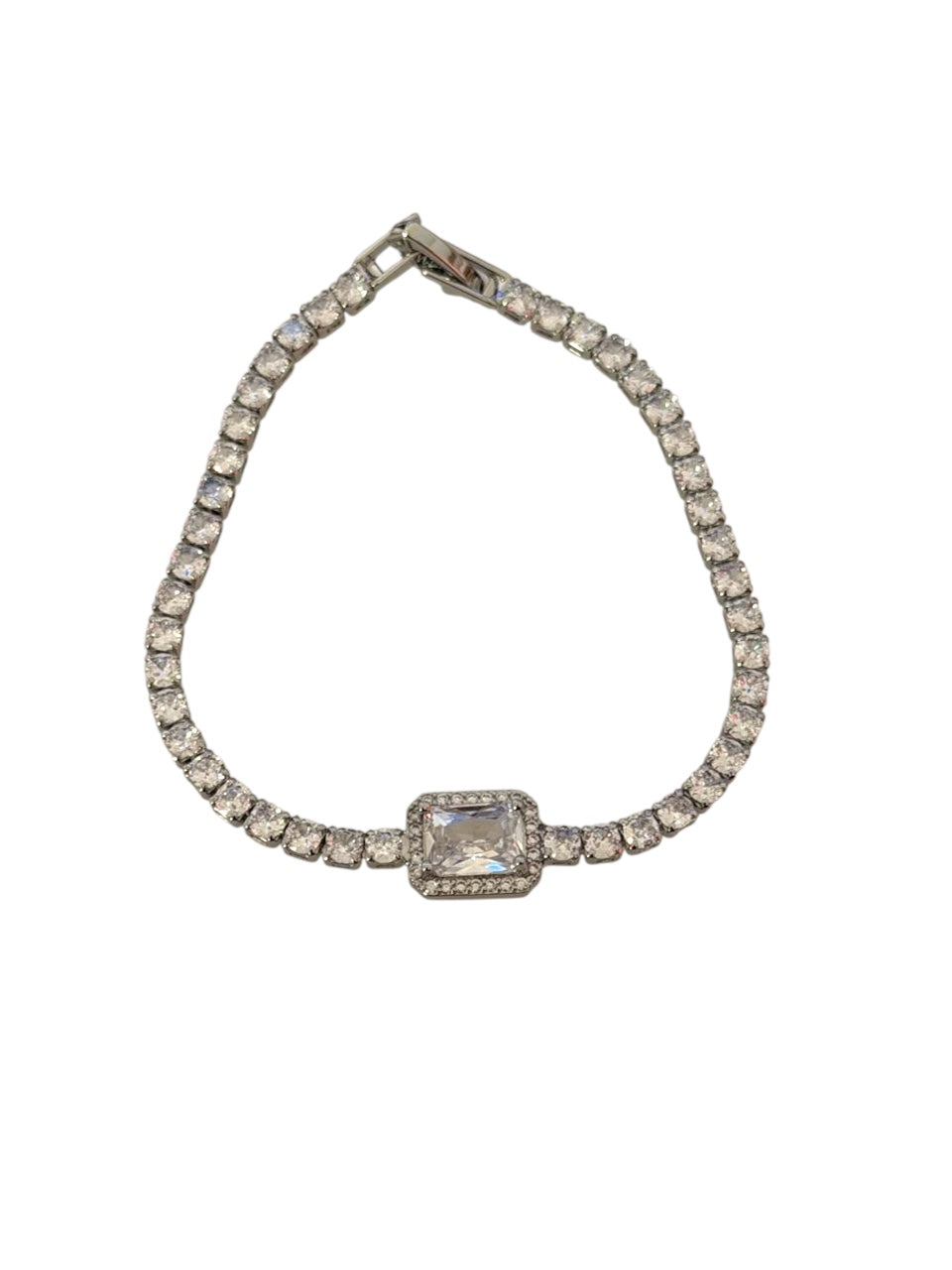 Βραχιόλι ορειχάλκινο με ζιργκόν- w552