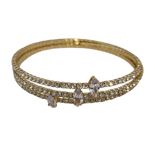 Βραχιόλι ορειχάλκιν με στρας -w642