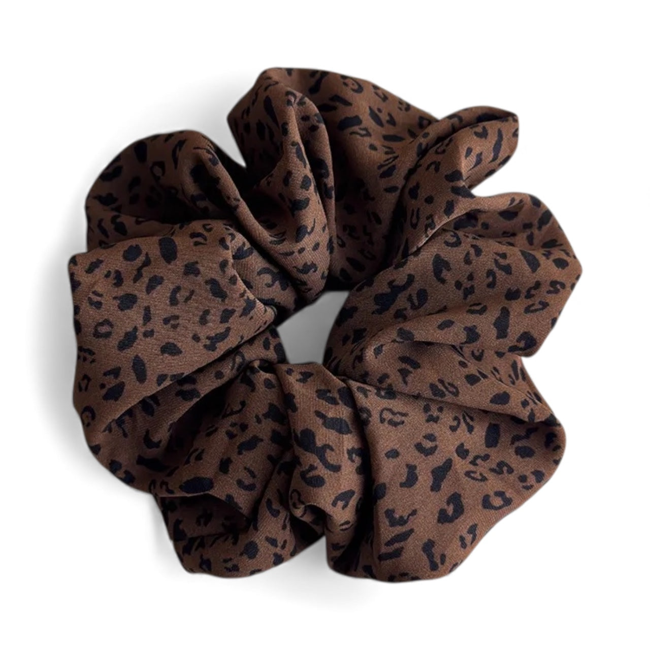 Elastic scrunchie leopard maro - HA040