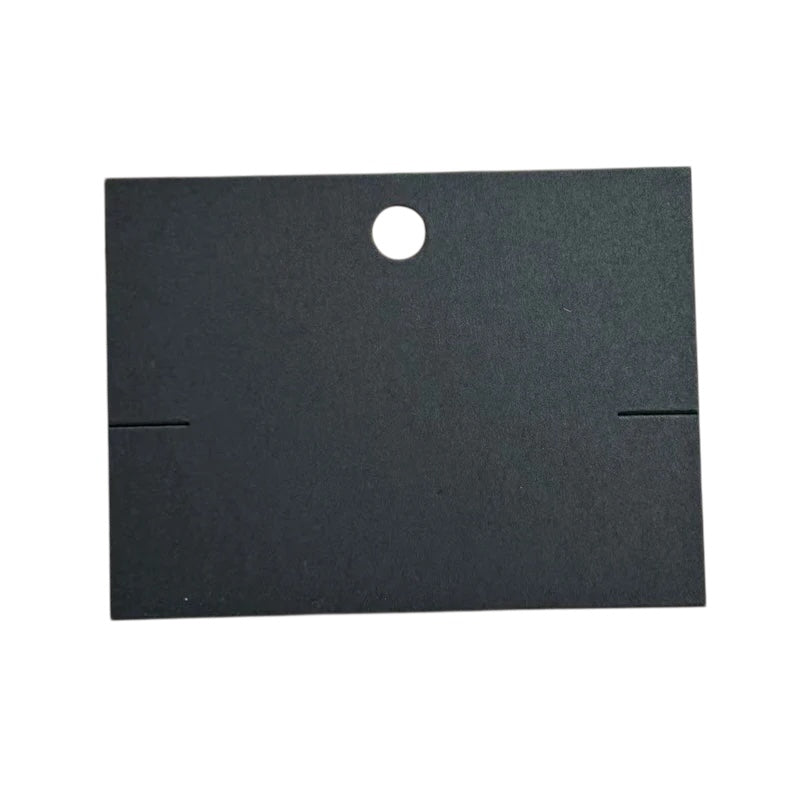 Καρτελάκια kraft μαύρα για βραχιόλια 6x8 50τμχ - P083