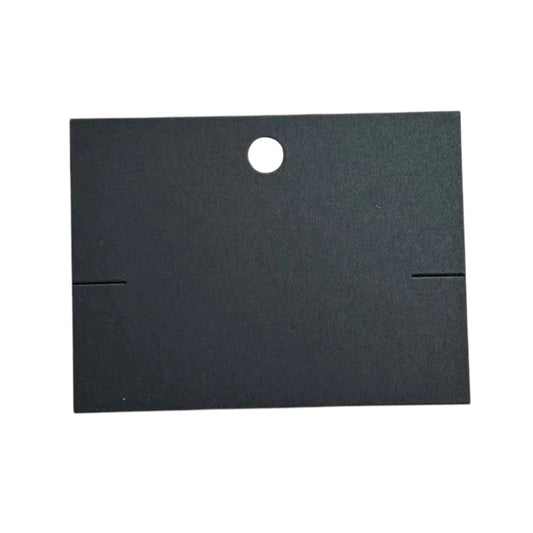 Καρτελάκια kraft μαύρα για βραχιόλια 6x8 50τμχ - P083