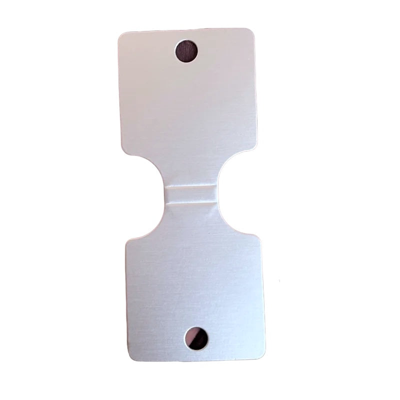 Καρτελάκια ασημί 5x12 50τμχ - P091