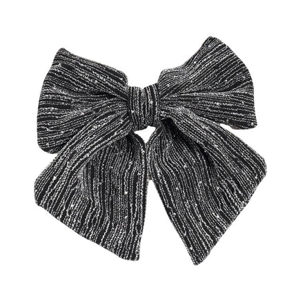 Κλιπ φιόγκος με glitter - HA044