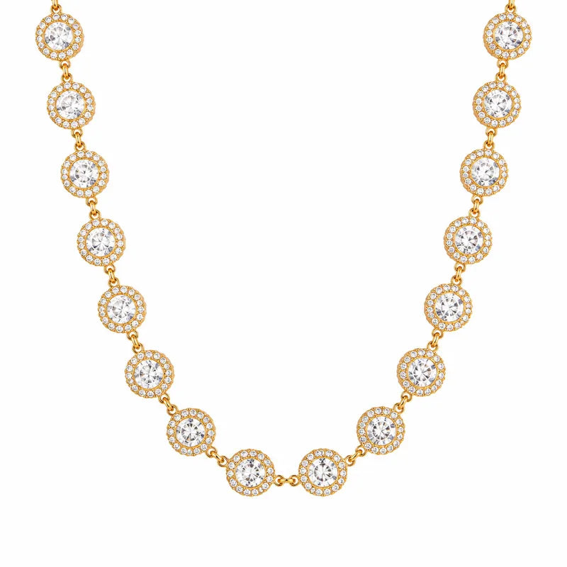 Collar de acero con corazón de resina sintética - NE596