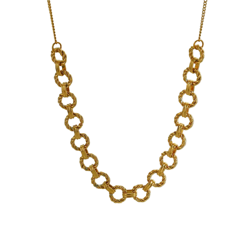 Colier cu lant de otel-NE071