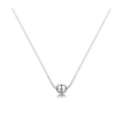 Collar de acero con corazón de resina sintética - NE596