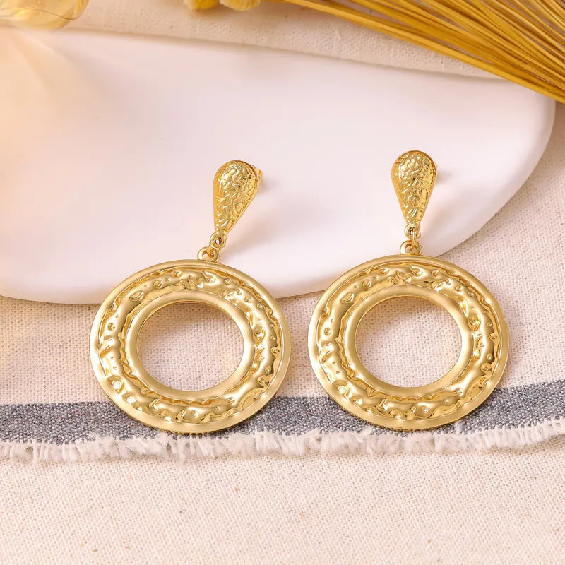 Boucles d'oreilles coquillage acier blanc avec perle - EA756
