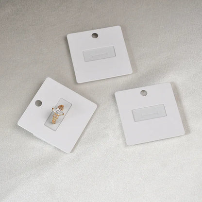 Καρτελάκια για δαχτυλίδια 6.2x6.2 50τμχ - P088