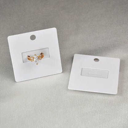 Καρτελάκια για δαχτυλίδια 6.2x6.2 50τμχ - P088