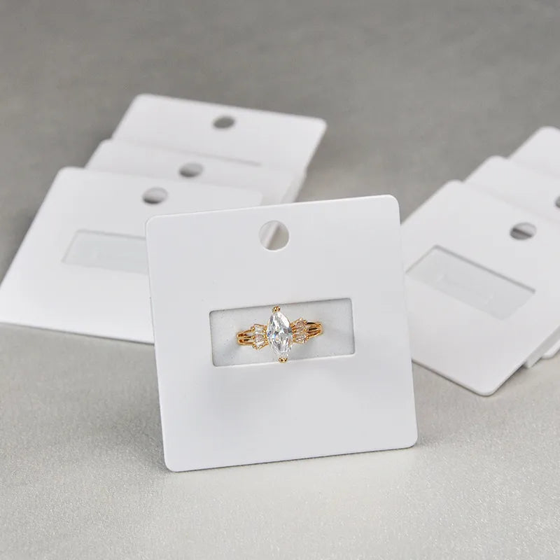 Καρτελάκια για δαχτυλίδια 6.2x6.2 50τμχ - P088