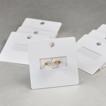 Καρτελάκια για δαχτυλίδια 6.2x6.2 50τμχ - P088