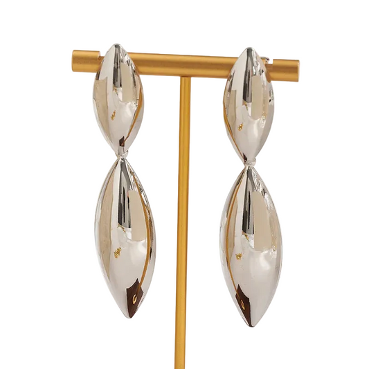 Σκουλαρίκια ατσάλι μακρύ μυτερό-EA035